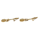 Gianni Versace Medusa Earring Metal Gold Tone Auth BA14710V-18