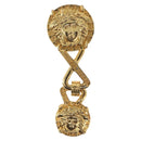 Gianni Versace Medusa Earring Metal Gold Tone Auth BA14710V-2