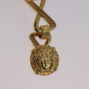Gianni Versace Medusa Earring Metal Gold Tone Auth BA14710V-3