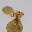Gianni Versace Medusa Earring Metal Gold Tone Auth BA14710V-9