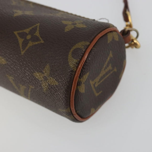 LOUIS VUITTON Monogram Papillon Pouch LV Auth BA14711