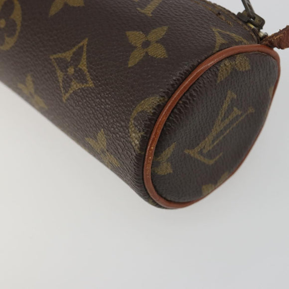 LOUIS VUITTON Monogram Papillon Pouch LV Auth BA14711