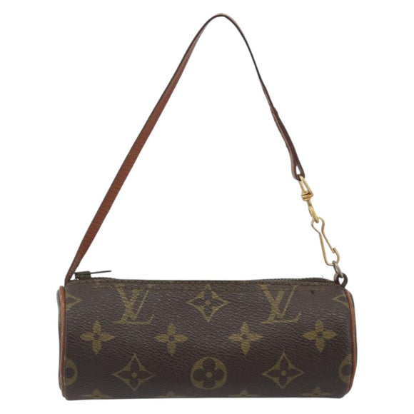 LOUIS VUITTON Monogram Papillon Pouch LV Auth BA14711