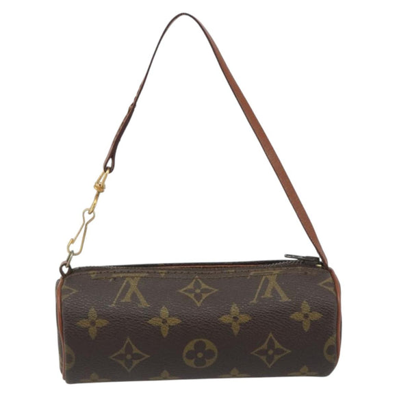 LOUIS VUITTON Monogram Papillon Pouch LV Auth BA14711