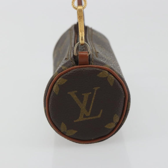 LOUIS VUITTON Monogram Papillon Pouch LV Auth BA14711
