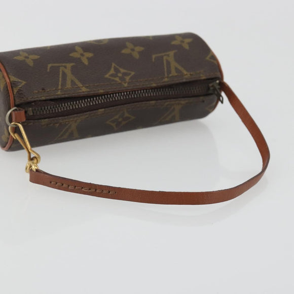 LOUIS VUITTON Monogram Papillon Pouch LV Auth BA14711