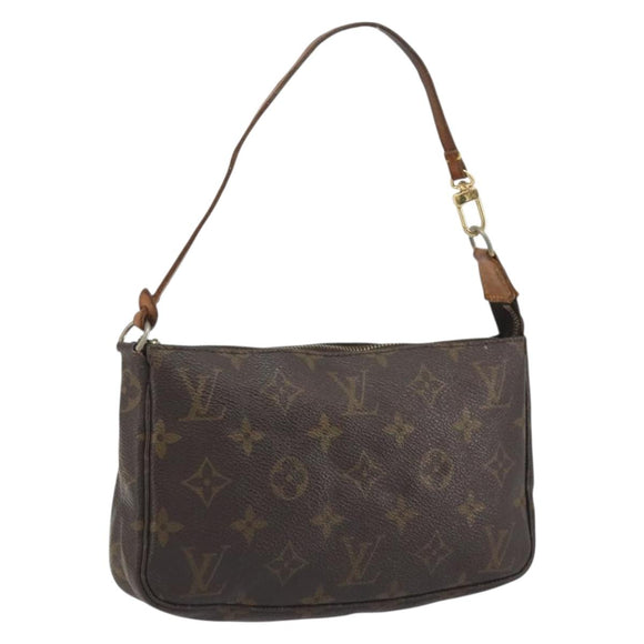 LOUIS VUITTON Monogram Pochette Accessoires Pouch M51980 LV Auth BA14713