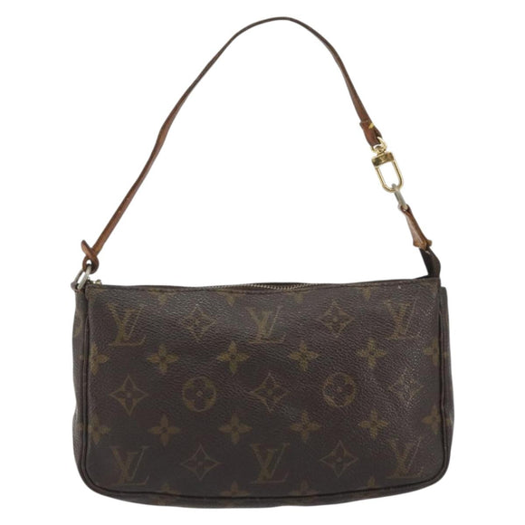 LOUIS VUITTON Monogram Pochette Accessoires Pouch M51980 LV Auth BA14713