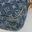 LOUIS VUITTON Monogram Denim Camera Bag Blue M95348 LV Auth BA14719V-13