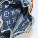 LOUIS VUITTON Monogram Denim Camera Bag Blue M95348 LV Auth BA14719V-21