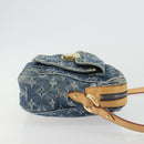 LOUIS VUITTON Monogram Denim Camera Bag Blue M95348 LV Auth BA14719V-4