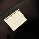 GUCCI GG Canvas Abbey Hand Bag Beige Gold Tone 141470 Auth BA14723-15