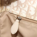 Christian Dior Romantic Chain Tote Bag PVC Leather Beige Silver Auth BA14725-23