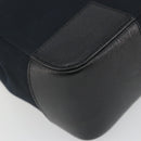 GUCCI Hand Bag Canvas Black Gold Tone 002 1103 Auth BA14728A-14