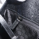 GUCCI Hand Bag Canvas Black Gold Tone 002 1103 Auth BA14728A-21