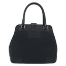 GUCCI Hand Bag Canvas Black Gold Tone 002 1103 Auth BA14728A-2