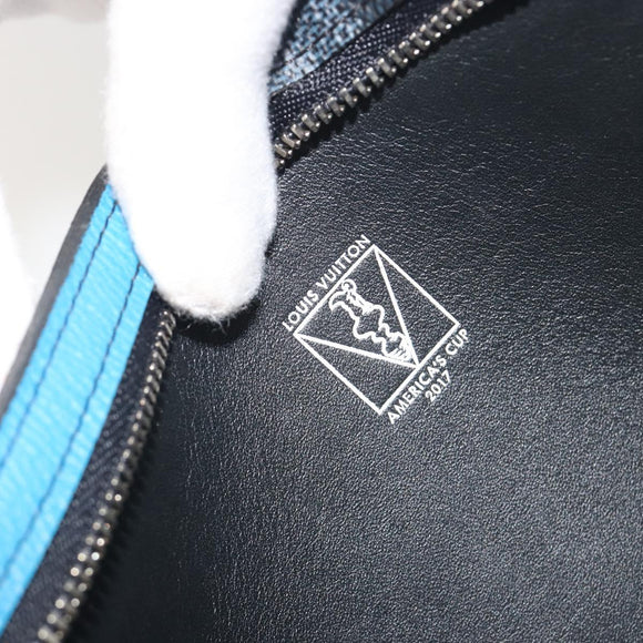 LOUIS VUITTON Damier Cobalt America's Cup Pochette Phone N41630 LV Auth BA14729A