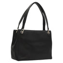 BALLY Shoulder Bag Leather Black Gold Auth BA1473-1