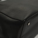 BALLY Shoulder Bag Leather Black Gold Auth BA1473-9