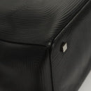 BALLY Shoulder Bag Leather Black Gold Auth BA1473-15