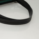 BALLY Shoulder Bag Leather Black Gold Auth BA1473-7