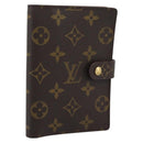 LOUIS VUITTON Monogram Agenda PM Day Planner Cover R20005 LV Auth BA14730-1