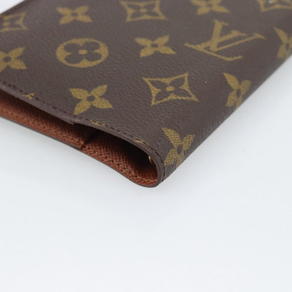 LOUIS VUITTON Monogram Agenda PM Day Planner Cover R20005 LV Auth BA14730