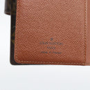 LOUIS VUITTON Monogram Agenda PM Day Planner Cover R20005 LV Auth BA14730-17
