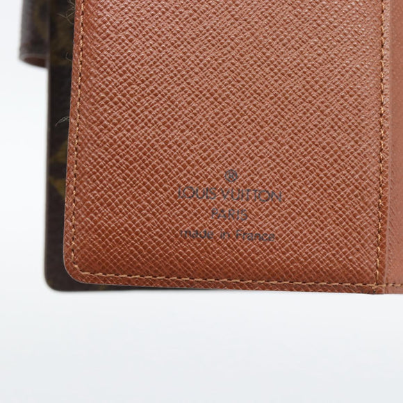 LOUIS VUITTON Monogram Agenda PM Day Planner Cover R20005 LV Auth BA14730