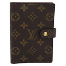 LOUIS VUITTON Monogram Agenda PM Day Planner Cover R20005 LV Auth BA14730-13