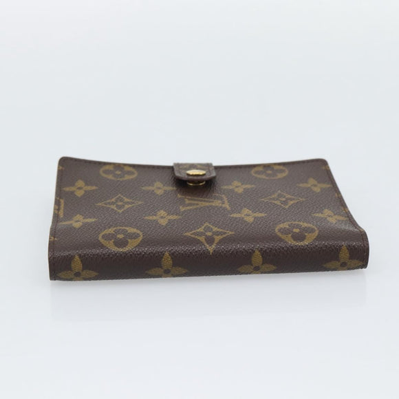 LOUIS VUITTON Monogram Agenda PM Day Planner Cover R20005 LV Auth BA14730