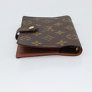 LOUIS VUITTON Monogram Agenda PM Day Planner Cover R20005 LV Auth BA14730-5
