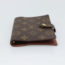 LOUIS VUITTON Monogram Agenda PM Day Planner Cover R20005 LV Auth BA14730-6