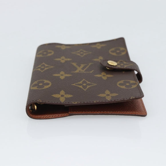 LOUIS VUITTON Monogram Agenda PM Day Planner Cover R20005 LV Auth BA14730
