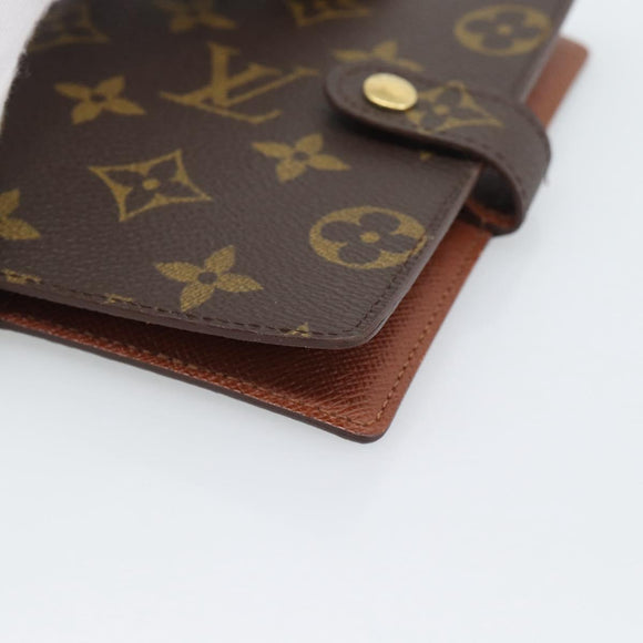 LOUIS VUITTON Monogram Agenda PM Day Planner Cover R20005 LV Auth BA14730