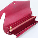 LOUIS VUITTON Monogram Portefeuille Sarah Long Wallet Pink M60531 Auth BA14731-14