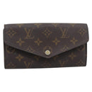 LOUIS VUITTON Monogram Portefeuille Sarah Long Wallet Pink M60531 Auth BA14731-2
