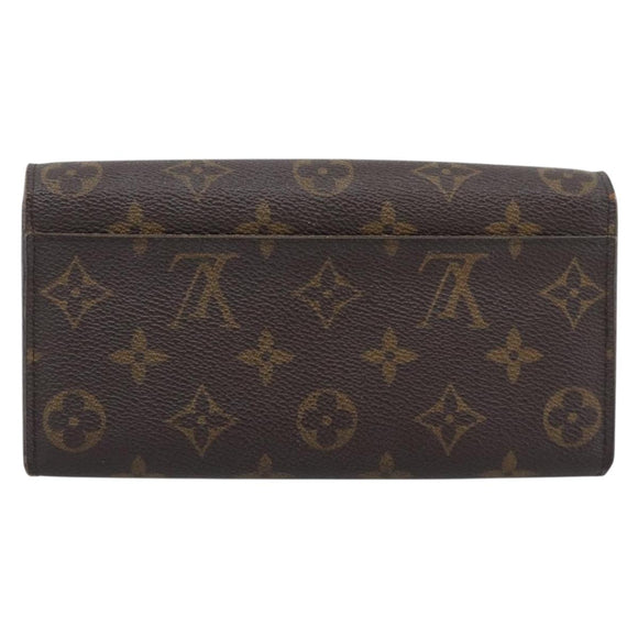 LOUIS VUITTON Monogram Portefeuille Sarah Long Wallet Pink M60531 Auth BA14731