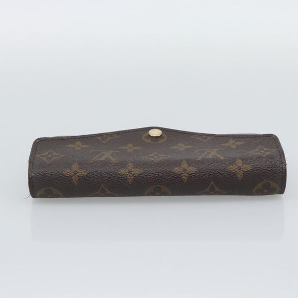 LOUIS VUITTON Monogram Portefeuille Sarah Long Wallet Pink M60531 Auth BA14731