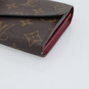 LOUIS VUITTON Monogram Portefeuille Sarah Long Wallet Pink M60531 Auth BA14731-8