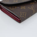 LOUIS VUITTON Monogram Portefeuille Sarah Long Wallet Pink M60531 Auth BA14731-9