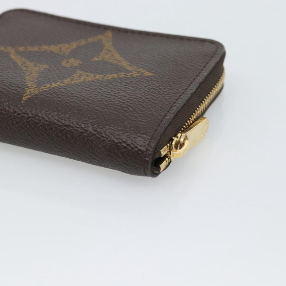 LOUIS VUITTON Monogram Giant Zippy Coin Purse Coin Purse M67690 LV Auth BA14732M