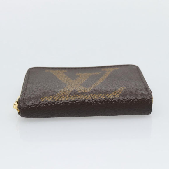 LOUIS VUITTON Monogram Giant Zippy Coin Purse Coin Purse M67690 LV Auth BA14732M