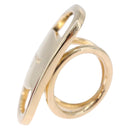 Salvatore Ferragamo Vala Scarf Ring Metal Gold Tone Auth BA14744A-4