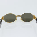 Gianni Versace Medusa Sunglasses Plastic Brown Gold Tone Auth BA14748-10