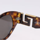 Gianni Versace Sunglasses Plastic Brown Gold Tone Auth BA14752-9