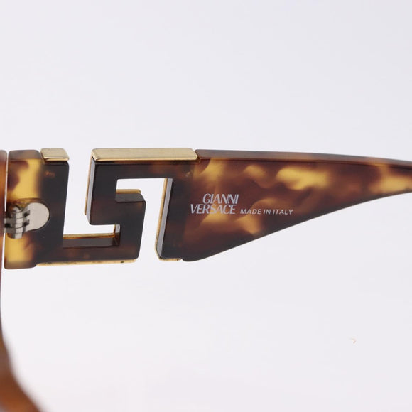 Gianni Versace Sunglasses Plastic Brown Gold Tone Auth BA14752