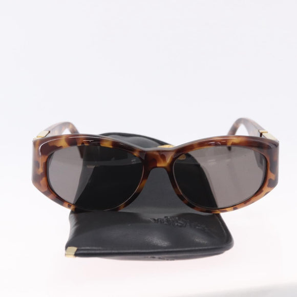 Gianni Versace Sunglasses Plastic Brown Gold Tone Auth BA14752