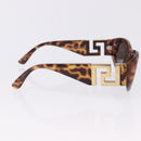 Gianni Versace Sunglasses Plastic Brown Gold Tone Auth BA14752-5