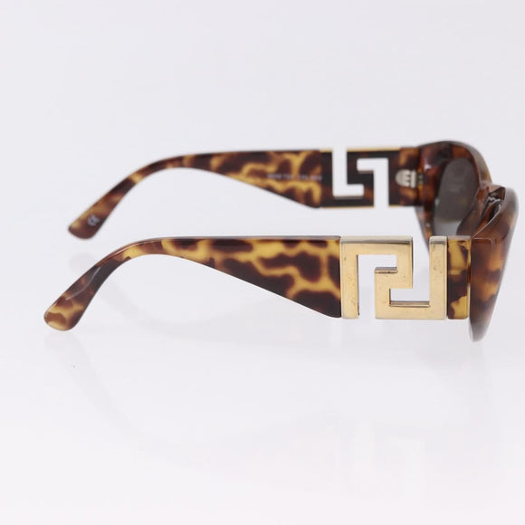 Gianni Versace Sunglasses Plastic Brown Gold Tone Auth BA14752